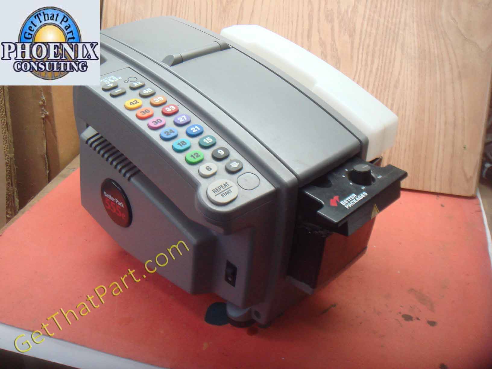 Better Pack Packages 555eS 555 Electronic Gum Tape Dispenser Machine